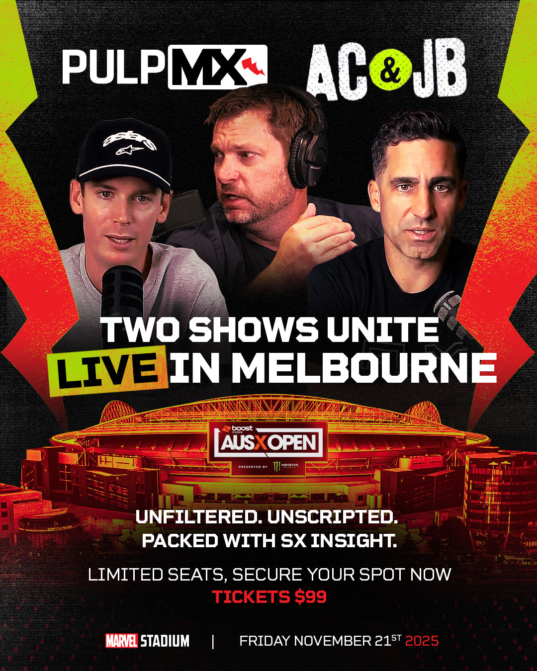 AUSX OPEN | PULPMX, JB + AC EXCLUSIVE PODCAST