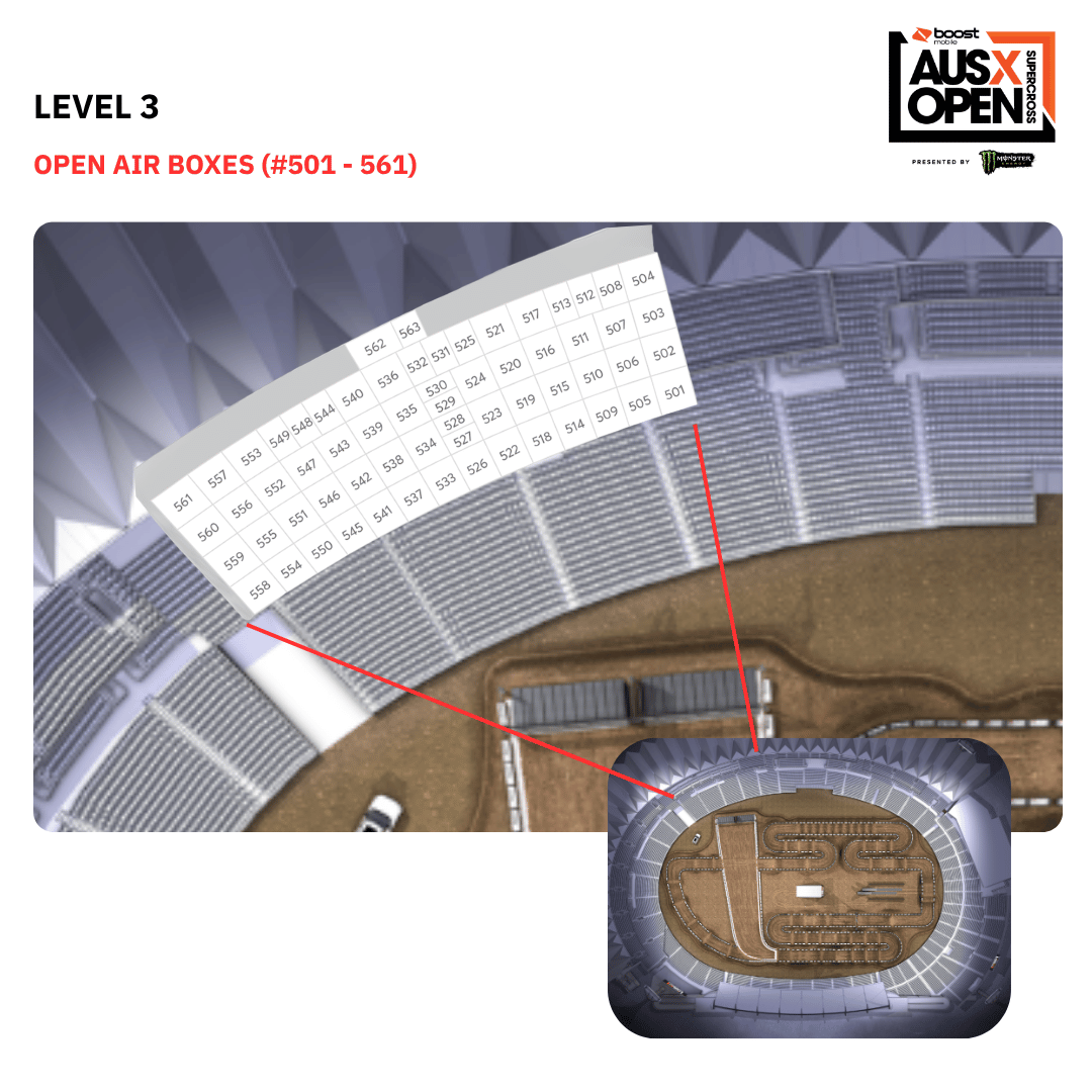 OPEN AIR BOX 4 PAX - GEELONG